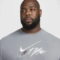 Nike чоловічі Dri-FIT баскетбольні футболка колір сірий