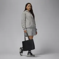 Nike Jordan Brooklyn Fleece жіноча Pullover Толстовка з капюшоном колір сірий