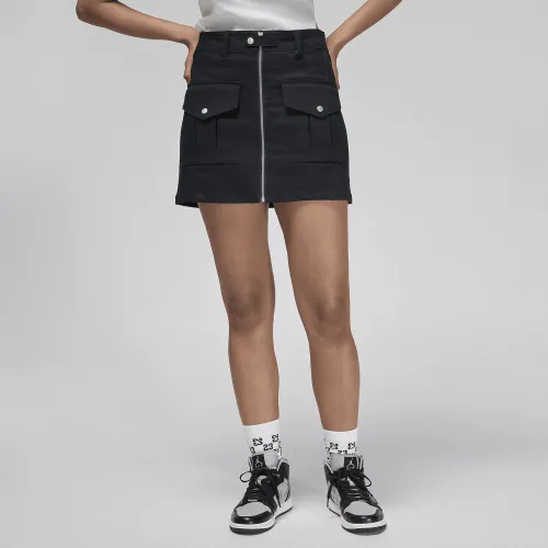 Nike Jordan жіноча Utility спідниця колір чорний