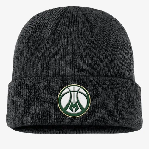 Nike Milwaukee Bucks Terra City Edition Nika NBA Beanie колір чорний