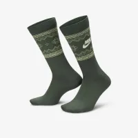 Nike Everyday Essentials Fair Isle Crew шкарпетки (1 пара) колір зелений