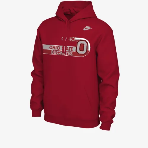 Ohio State чоловічі Nike College Толстовка з капюшоном колір червоний