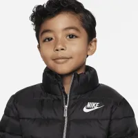 Nike Solid Puffer Куртка Little детские Куртка цвет черный