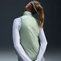 Nike Therma-FIT ADV Repel AeroLoft женская Running Vest цвет зеленый