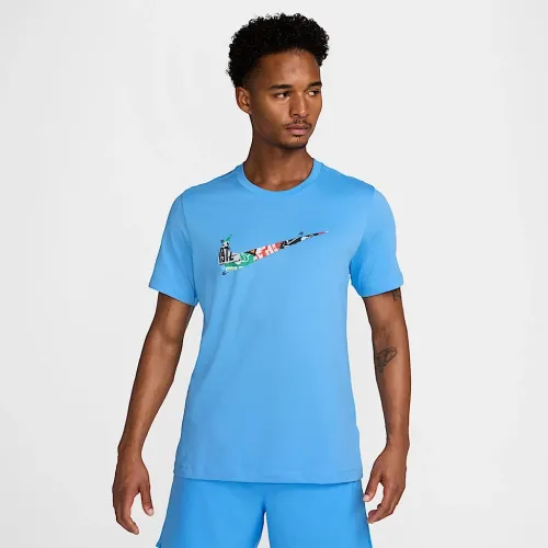 Nike мужские Dri-FIT Running футболка синий