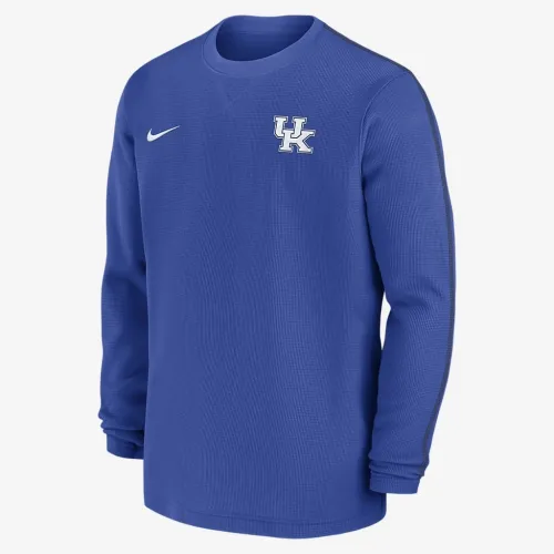 Kentucky Wildcats Sideline Coach чоловічі Nike College Long-Sleeve Top блакитний
