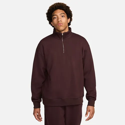 Nike Wool Classics 1/4-Zip Top колір коричневий