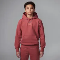 Nike Jordan MJ Flight Big дитячі Fleece Pullover Толстовка з капюшоном колір червоний