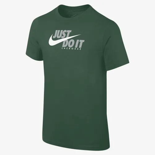 Nike Big детские (для мальчиков) Lacrosse футболка цвет зеленый