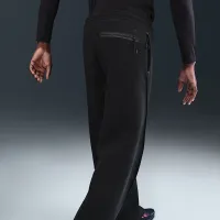 Nike Tech чоловічі Fleece Loose-Fit Open Hem Pants колір чорний