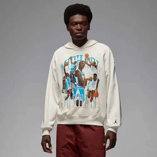 Nike Jordan Flight чоловічі оверсайз Pullover Толстовка з капюшоном колір білий