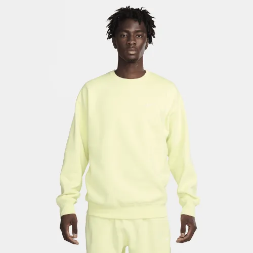 Nike Solo Swoosh мужские Fleece Crew цвет зеленый