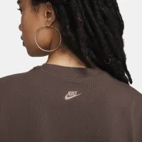 Nike Sportswear Heritage женская Boxy Tee цвет коричневый
