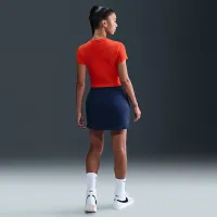 Nike Sportswear Chill Knit женская Cropped футболка цвет красный