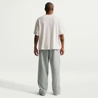 Nike Solo Swoosh мужские Fleece Open-Hem Pants цвет серый