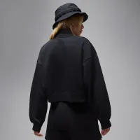 Nike Jordan Brooklyn Fleece женская 1/4-Zip Top цвет черный