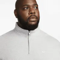 Nike Solo Swoosh мужские 1/4-Zip Top цвет серый