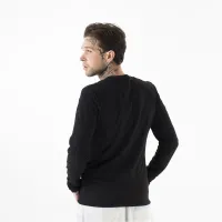 Футболка Alpha Industries Basic LS Small Logo 19851703 -  Черная