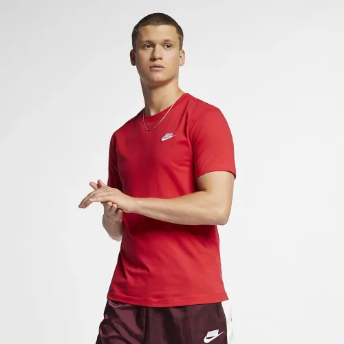 Nike Sportswear Club чоловічі футболка колір червоний