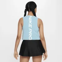 Nike Pro Girls' Dri-FIT тренувальні Tank Top блакитний