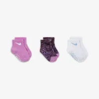 Nike Futura Baby (12-24M) Ankle носки (3 пары) цвет фиолетовый