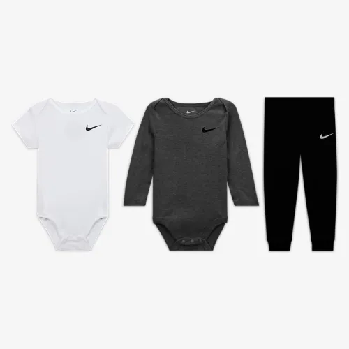 Nike Essentials Baby (12-24M) 3-Piece Bodysuit набор цвет черный