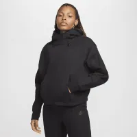 Nike Sportswear Tech Fleece женская оверсайз Толстовка с капюшоном цвет черный