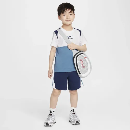 Nike Air Little детские 2-Piece Fleece шорты набор синий