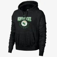 Norfolk State Gym Vintage жіноча Nike College Толстовка з капюшоном колір чорний