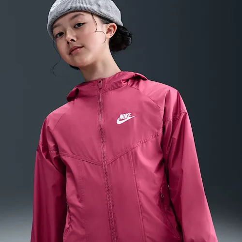 Nike Sportswear Windrunner Big дитячі Hooded Repel Куртка колір фіолетовий