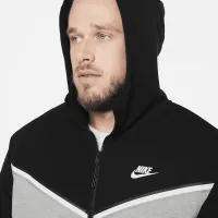Nike Sportswear Tech Fleece Men's Full-Zip Толстовка с капюшоном Black