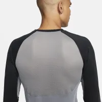 Nike Dri-FIT чоловічі 3/4-Length Sleeve Baseball Top колір сірий