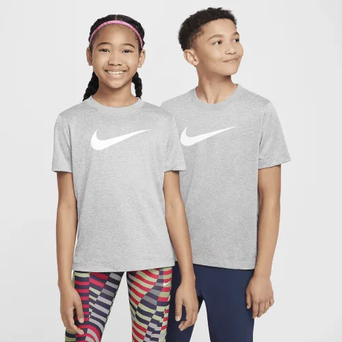 Nike Legend Big дитячі Dri-FIT футболка колір сірий