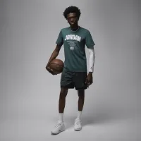 Nike Jordan Sport мужские Dri-FIT футболка цвет зеленый