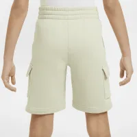 Nike Sportswear Club Fleece Big дитячі Cargo шорти колір зелений