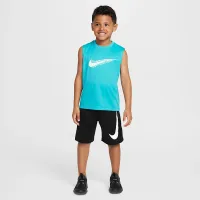 Nike Dri-FIT Little детские Multi Sleeveless Top цвет зеленый