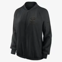 цвет зеленый Bay Packers женская Nike Dri-FIT NFL Full-Zip Куртка цвет черный