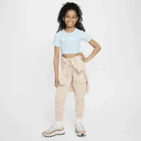 Nike Sportswear Big дитячі (Girls') Crop футболка блакитний