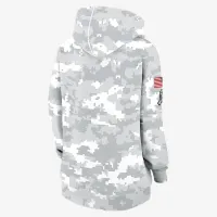 Houston Texans Salute to Service Primary Edge Club женская Nike NFL Pullover Толстовка с капюшоном цвет белый