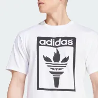 Футболка adidas Originals Trefoil Torch JJ1218 - Біла