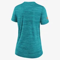 Miami Dolphins Velocity жіноча Nike Dri-FIT NFL футболка блакитний