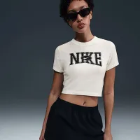Nike Sportswear женская Slim Cropped футболка цвет белый