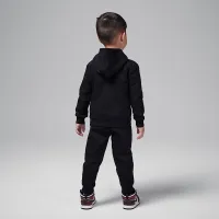 Nike Jordan MJ Brooklyn Fleece Toddler 2-Piece Pullover Толстовка с капюшоном набор цвет черный