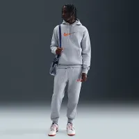 Nike Sportswear Club мужские Fleece Толстовка с капюшоном цвет серый