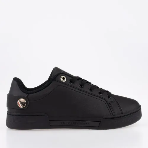 Кроссовки Tommy Hilfiger Button Detail Court FW0FW06733-BDS - Черные