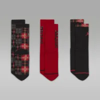 Nike Jordan Gifting Crew шкарпетки (3 пари) Big дитячі шкарпетки колір чорний