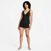 Nike Swim Essential женская V-Neck Tankini Top цвет черный