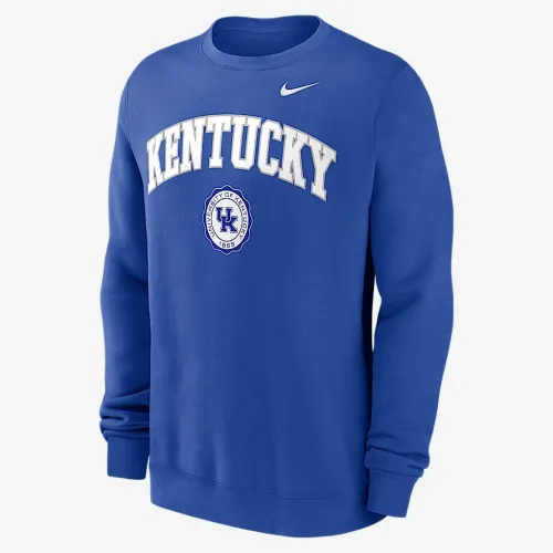 Kentucky Wildcats Arched Seal чоловічі Nike College Pullover Crew блакитний