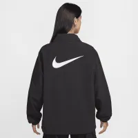 Nike Sportswear Essential женская оверсайз UV Woven Coaches' Куртка цвет черный