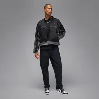 Nike Jordan Brooklyn мужские Motorsport Куртка цвет черный